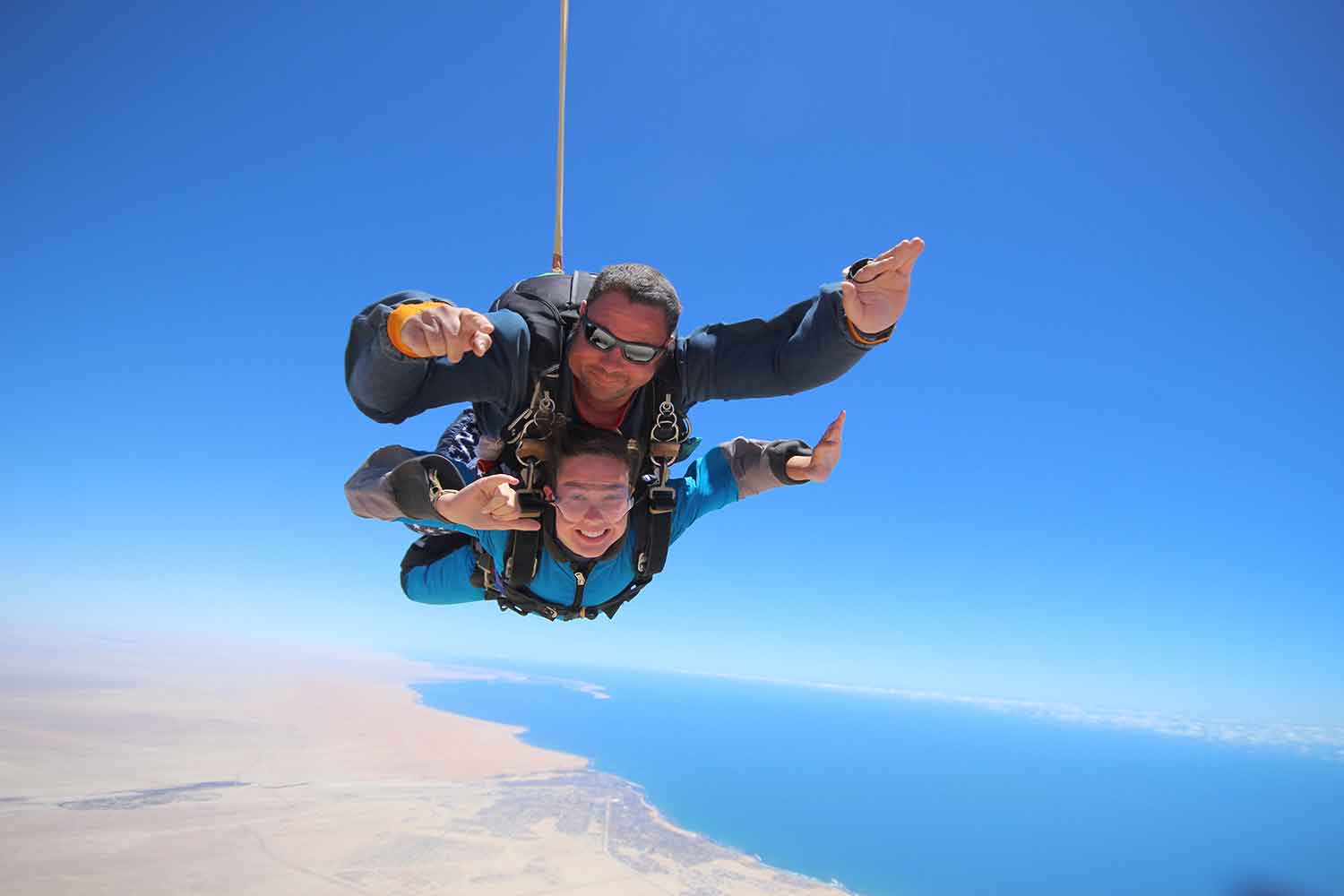 Freefall Over Sossusvlei's Ancient Dunes