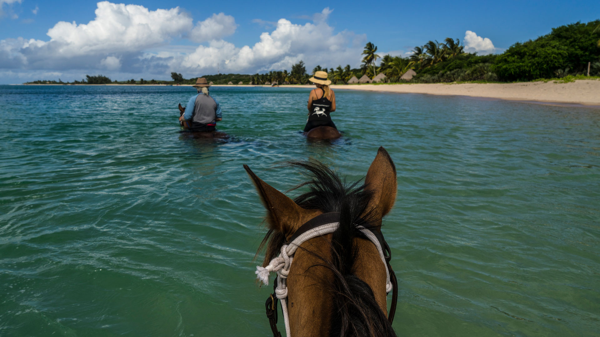 Horseback adventure in the Indian Ocean